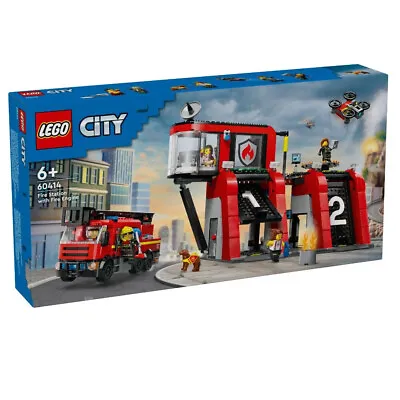 LEGO 60414 City Fire Station With Fire Engine (Brand New Sealed) ***SPECIAL*** • $96.44