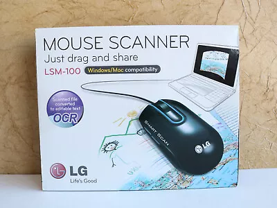 LSM-100 Mouse Scanner LG Smart Scan New Unopened Windows PC Mac Compatible • $25