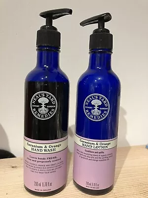 £22.50 • Buy Neal’s Yard Geranium &Orange Hand Wash And Hand Lotion