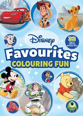 Disney Favourites: Colouring Fun Paperback Book NEW AU Free Shipping • $4.50