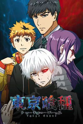 Tokyo Ghoul - Manga / Anime TV Show Poster / Print (Conflict) (Size: 24  X 36 ) • $12.99