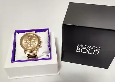 Movado Bold Gold Men's Watch - 3600682 New In Box • $429