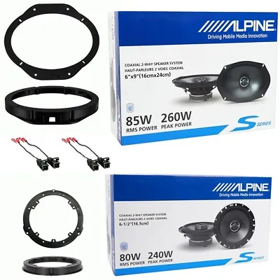 Alpine S-Series Front/Rear Door Speakers Kit For 2015-2020 Ford F-150F250 • $256.99