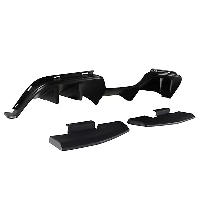 Fits 2015-2017 Ford Mustang R Style Rear Bumper Diffuser W/ Side Valances Panel • $81.99