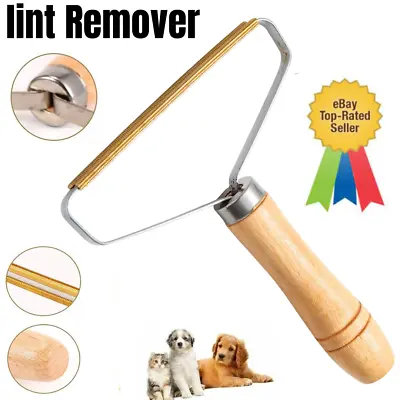 Portable Lint Remover Scraper Shaver Clothes & Carpet Hair Uproot Fabrics Brush • £2.95