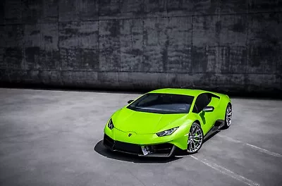 Lamborghini Green High Quality Poster Choose Your Size A4 A3 And A2 Poster Only • $22.70