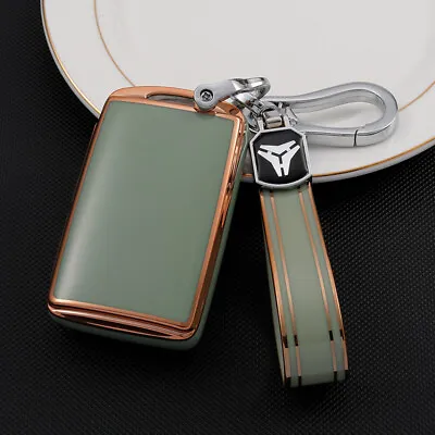 $16.49 • Buy Key Fob Case Cover Chain Holder For Mazda 3 Hatchback CX5 CX30 CX9 CX12 Green