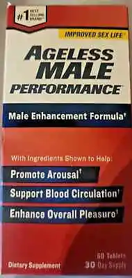 Ageless Male Performance Male Enhancement 60 Tablets EXP 7/2025 • $13