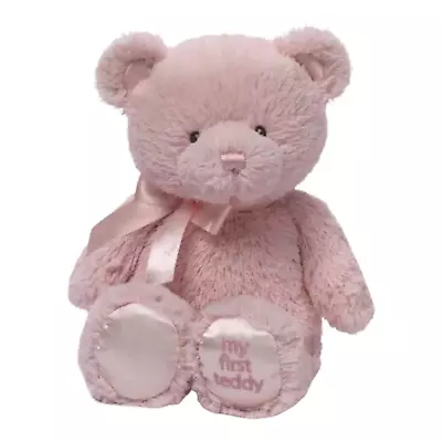 GUND Baby My 1st Teddy Bear Stuffed Animal Plush Toy Soft Pink 10  - NEW Sealed • $14.69