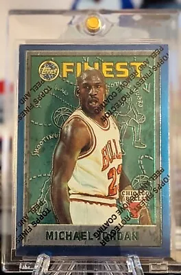 1995-96 Topps Finest #229 MICHAEL JORDAN Unpeeled Card Film Rare  • $200