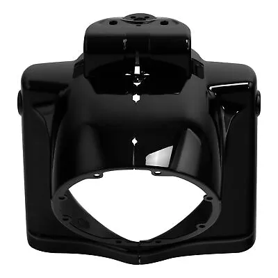 Black 7'' Round Headlight Nacelle Cover Fit For Harley Road King 2014-2023 2022 • $218.85