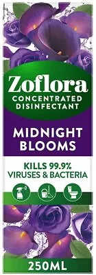 £3.79 • Buy Zoflora 170256 Midnight Blooms 250ml Purpose Concentrated Antibacterial Multi 10