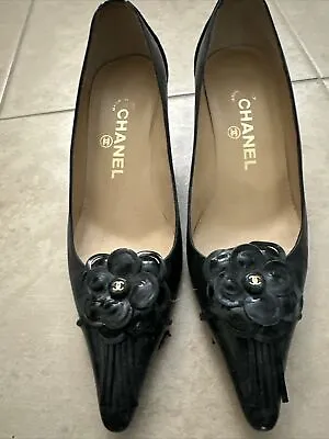 Chanel Vintage Black  Shoes Size 36 • $180