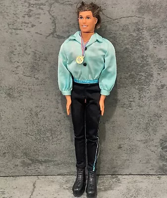 VTG Mattel 1975 Ken Doll Olympic Skater Costume Brown Hair Blue Eyes 12  CHINA • $6.99