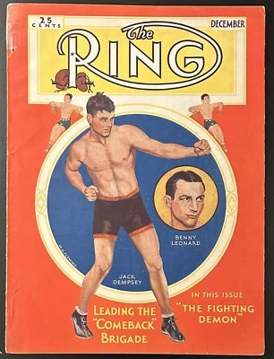 $39.99 • Buy 1931 The Ring Magazine-Heavyweight Legend Jack Dempsey & Benny Leonard