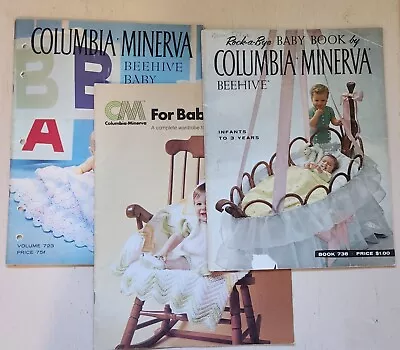 Vintage Knitting Pattern COLUMBIA MINERVA Baby Infant ~ U PICK • $8