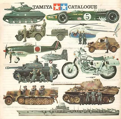 Electronic Publication (PDF) Tamiya Catalogue From 1973 • £2.50