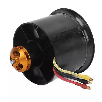 70mm 6 Blades Ducted Fan EDF With QF2827 KV3800 Brushless Motor For RC Airpl MNJ • $36.25