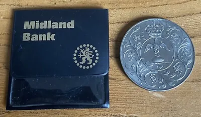 1977 Silver Jubilee Crown In Midland Bank Pouch. • £0.50