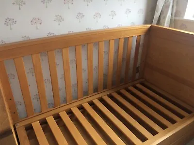 Mamas & Papas  Ocean Oak  Solid Oak Cot-bed Exc Cond Cot Bed • £179