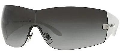 Versace VE 2054 WHITE/GREY SHADED 41/14/115 Unisex Sunglasses • $159