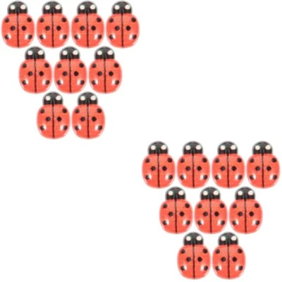 £4.89 • Buy  100 Pcs Ladybug Charm Mini Resin Charms Tiny Resin Insect Animals Mini Ladybugs