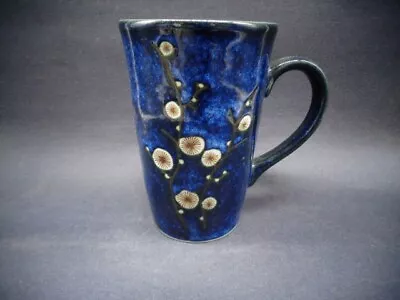 Cherry Blossom Cobalt Blue Tall Mug By World Market     S2 • $20