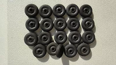 Lot Of (20) 1  Original Black Manoil / Tootsietoy Rubber Tires • $12.50