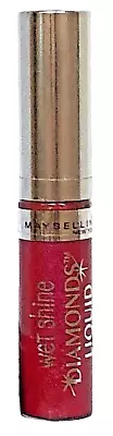 Maybelline Wet Shine Diamonds Liquid Lip Gloss #15 SPOILED IN RUBIES • $14.98