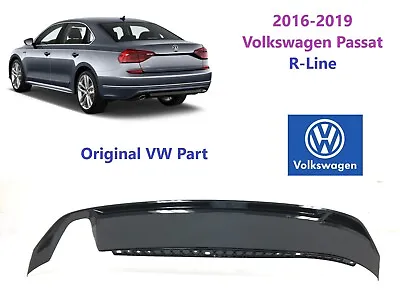 2016-2019 VW Volkswagen Passat R-Line Rear Lower Bumper Valance Air Deflector #4 • $110
