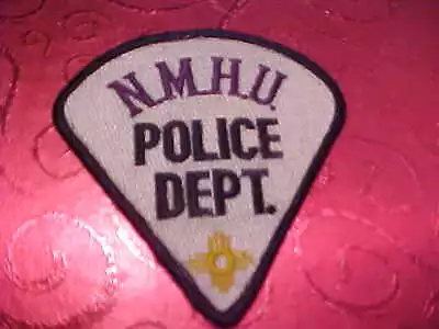 New Mexico H University Police Patch Shoulder Size Used Type 2 • $4.95