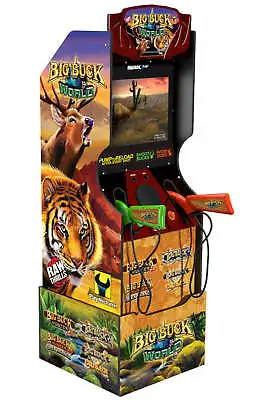 £649 • Buy Big Buck Hunter World Arcade Machine + Riser: Arcade1Up