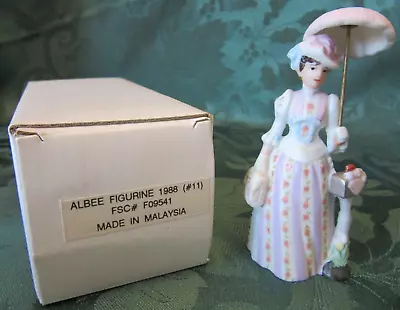 Avon 1988 Presidents Club Tribute Mrs. Albee Miniature Figurine In Box • $5