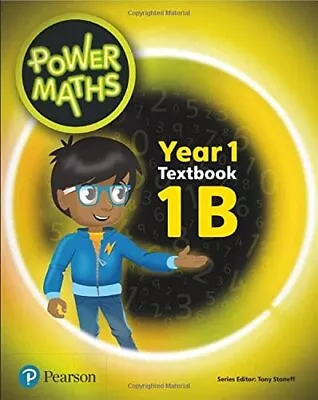 Power Maths Year 1 Textbook 1B (Power Maths Print) Book The Cheap Fast Free Post • £3.49