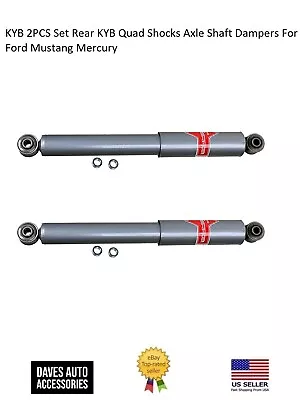 KYB 2PCS Set Rear KYB Quad Shocks Axle Shaft Dampers For Ford Mustang Mercury • $167.31