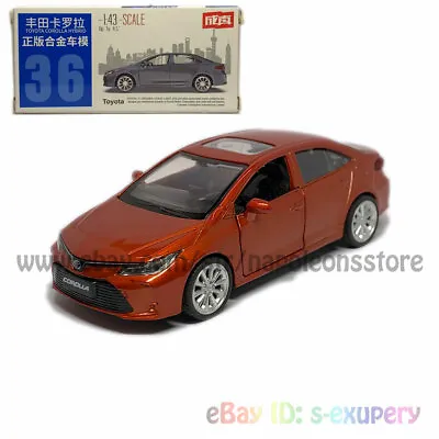 1:43 Toyota Corolla Hybrid Model Car Diecast Toy Vehicle Collection Kid Gift Red • $19.31