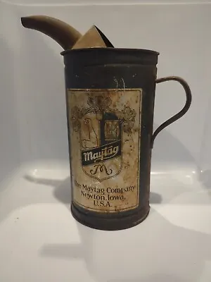 Vintage Maytag Company Oil Can Newton Iowa Motor Oil Fuel Mixing Can • $37