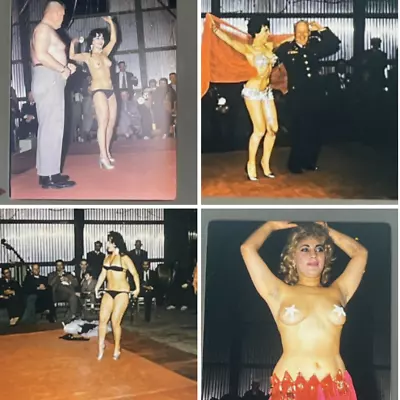 1950s Sexy Women Dancer Burlesque Show For Army Troops Vintage 35mm Slide 8 LOT • $34.99