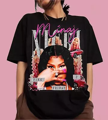 Vintage Nicki Minaj Tour T-Shirt  Gift For Fan Concert Nicki Shirt 2024 • $17.99