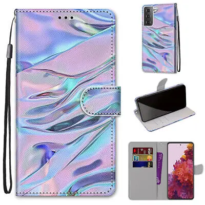 Case For Samsung Galaxy S21 S20 S10 S9 Ultra Plus FE Pattern Wallet Flip Cover • $10.99