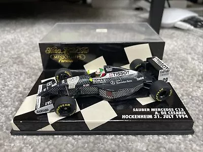 Minichamps Diecast 1/43 Sauber Mercedes C13 De Cesaris Hockenheim Grand Prix F1 • $18.67