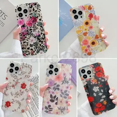 For IPhone 14 13 12 11 Pro Max XR XS 8 7 Plus Floral Pearl Pattern TPU Case • $12.10