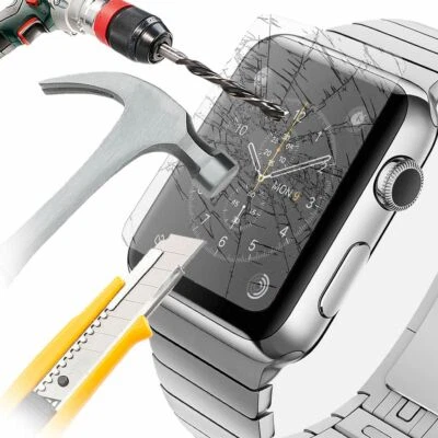 $3.75 • Buy Tempered Glass Screen Protector For Apple Watch Series 5 4 3 2 1 / 38 42 40 44mm