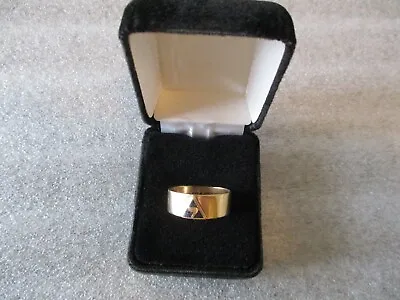 VTG 10K MASONIC RING RAISED YOD YELLOW GOLD BAND 14th DEGREE SCOTTISH RITE Sz 11 • $288.95