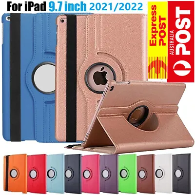 $16.95 • Buy 360 Rotate Leather Case Cover For Apple IPad 9th10.2  8th 7th 6th 5th Air1/2 Min