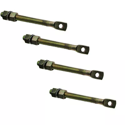 4 Pack Snow Plow Trip Spring Eye Bolts With Nuts 5/8  X 6  Fits Meyer 09124 • $33.99