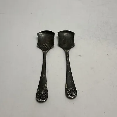 Vintage 2 EPNS Sheffield Silver Plate Sugar Spoons Made In England Antique • $7.99