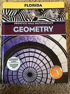 Geometry: Prentice Hall Mathematics (Florida) Regular And Teachers Edition • $50