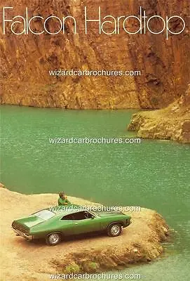 1972 Ford Xa Falcon Gt 351 Hardtop Calypso Green A3 Poster Ad Sales Brochure • $14.85