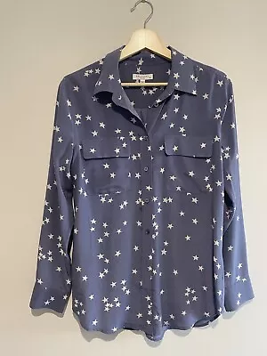 EQUIPMENT Signature 100% Silk Shirt Blouse Star Print Size S AU8 Excellent Cond • $60